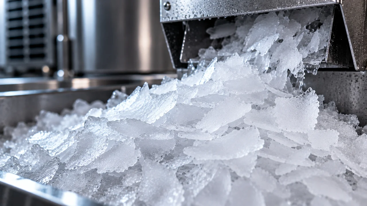 Flake ice machines